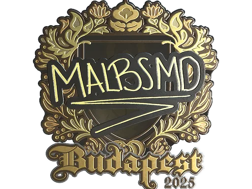 Sticker | malbsMd (Gold) | Budapest 2025