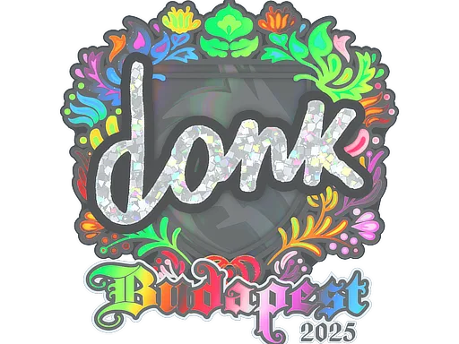 Sticker | donk (Holo) | Budapest 2025
