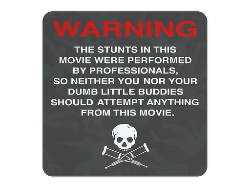 Sticker | WARNING