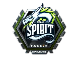 Sticker | Team Spirit (Foil) | London 2018