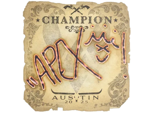 Sticker | apEX (Champion) | Austin 2025