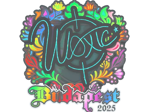 Sticker | woxic (Holo) | Budapest 2025