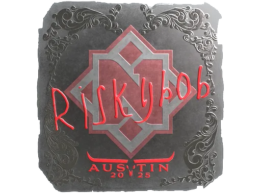 Sticker | riskyb0b (Foil) | Austin 2025