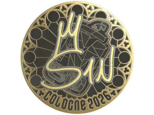 Sticker | s1n (Gold) | Cologne 2026