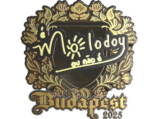 Sticker | molodoy (Gold) | Budapest 2025