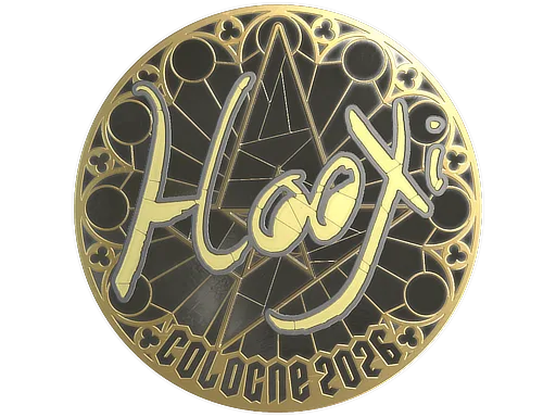 Sticker | HooXi (Gold) | Cologne 2026