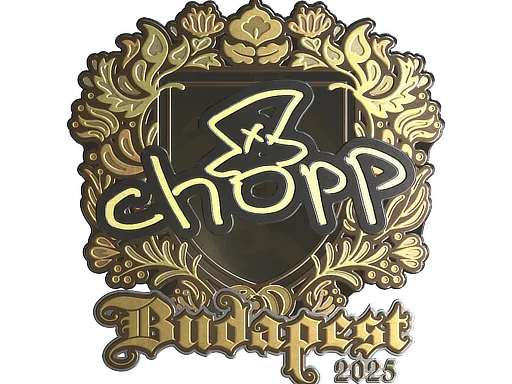 Sticker | chopper (Gold) | Budapest 2025