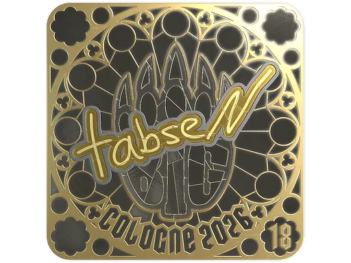 Sticker | tabseN (Gold, Ranked) | Cologne 2026
