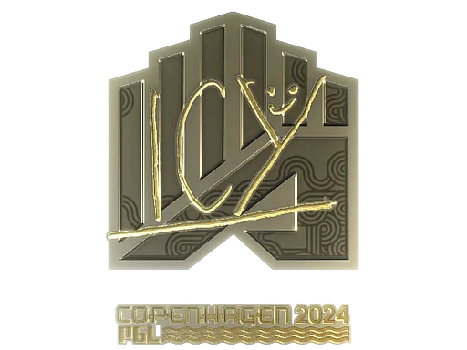 Sticker | ICY (Gold) | Copenhagen 2024