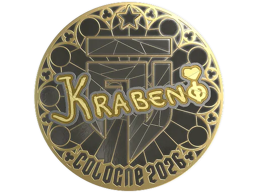 Sticker | Krabeni (Gold) | Cologne 2026