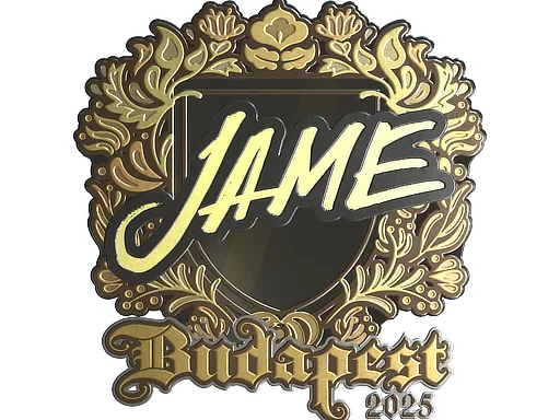 Sticker | Jame (Gold) | Budapest 2025