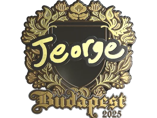 Sticker | jeorge (Gold) | Budapest 2025