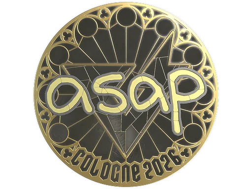Sticker | asap (Gold) | Cologne 2026