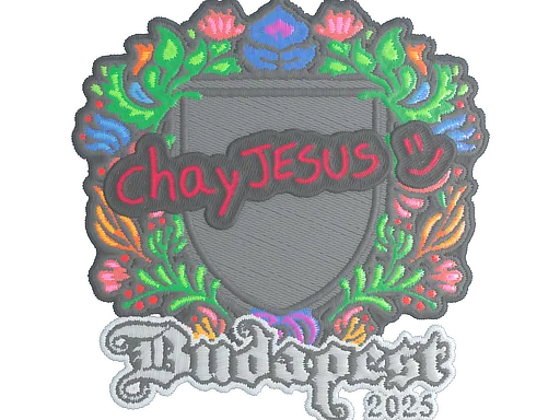 Sticker | chayJESUS (Embroidered) | Budapest 2025