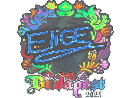 Sticker | EliGE (Holo) | Budapest 2025