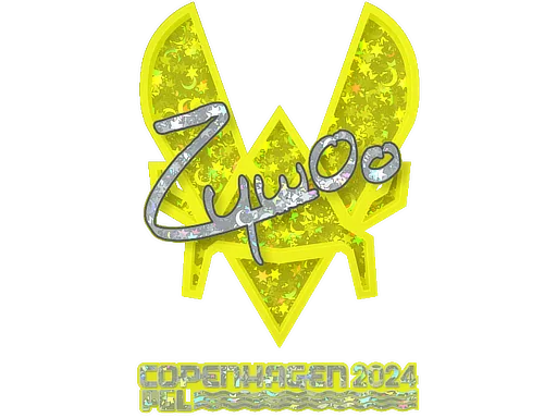 Sticker | ZywOo (Glitter) | Copenhagen 2024