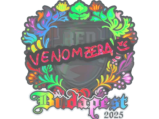 Sticker | venomzera (Holo) | Budapest 2025