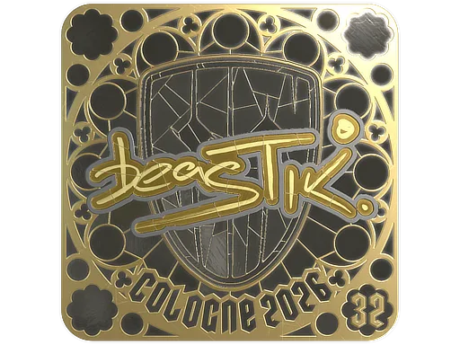 Sticker | beastik (Gold, Ranked) | Cologne 2026