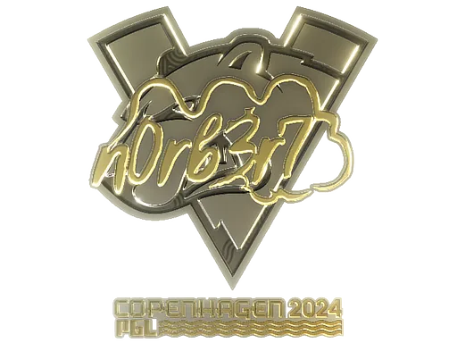 Sticker | n0rb3r7 (Gold) | Copenhagen 2024