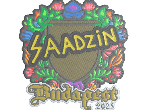 Sticker | saadzin (Embroidered) | Budapest 2025