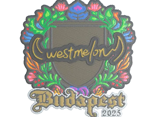 Sticker | westmelon (Embroidered) | Budapest 2025