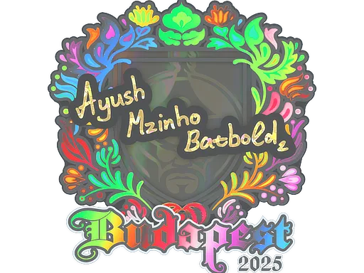 Sticker | mzinho (Holo) | Budapest 2025
