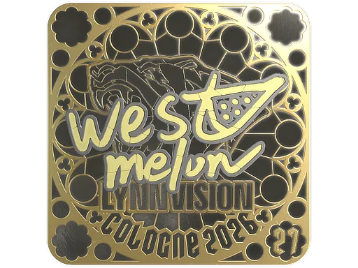Sticker | westmelon (Gold, Ranked) | Cologne 2026