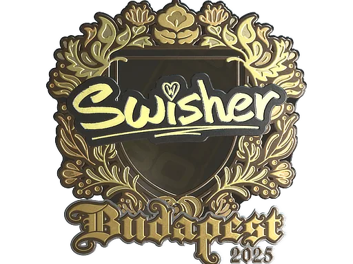 Sticker | Swisher (Gold) | Budapest 2025
