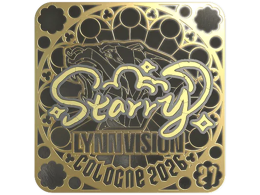 Sticker | Starry (Gold, Ranked) | Cologne 2026