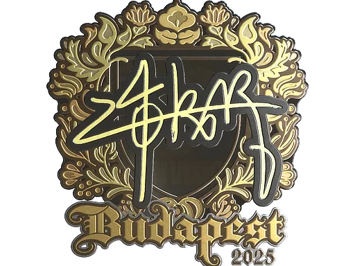Sticker | z4KR (Gold) | Budapest 2025