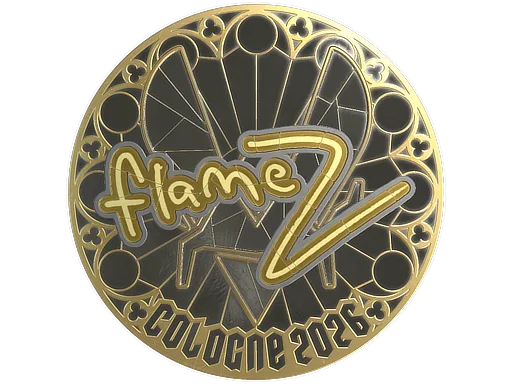 Sticker | FlameZ (Gold) | Cologne 2026