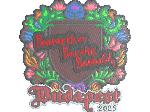 Sticker | Bart4k (Embroidered) | Budapest 2025