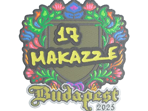 Sticker | makazze (Embroidered) | Budapest 2025