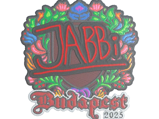 Sticker | jabbi (Embroidered) | Budapest 2025