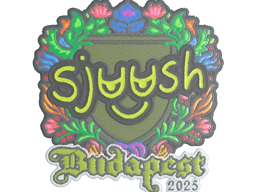 Sticker | sjuush (Embroidered) | Budapest 2025