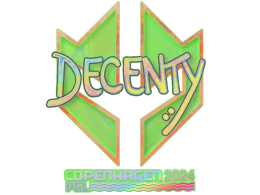 Sticker | decenty (Holo) | Copenhagen 2024