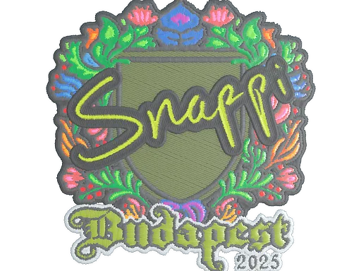 Sticker | Snappi (Embroidered) | Budapest 2025