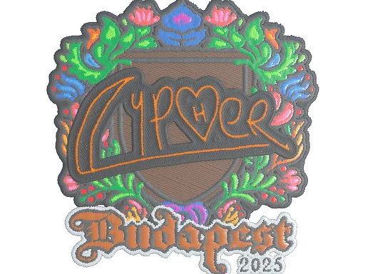 Sticker | Cypher (Embroidered) | Budapest 2025
