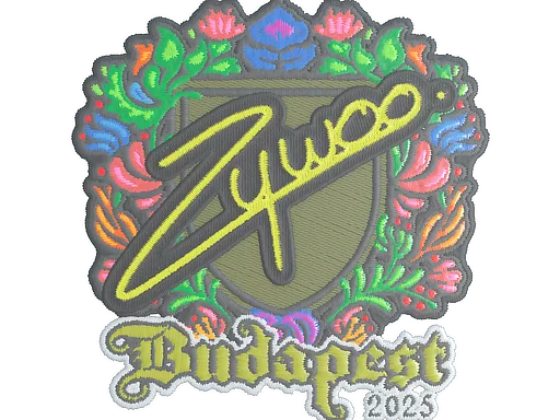 Sticker | ZywOo (Embroidered) | Budapest 2025