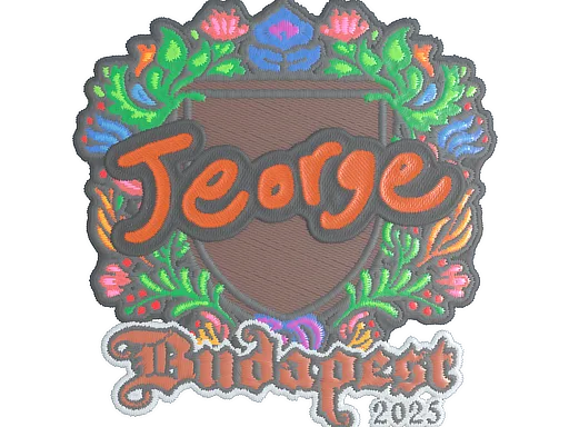 Sticker | jeorge (Embroidered) | Budapest 2025