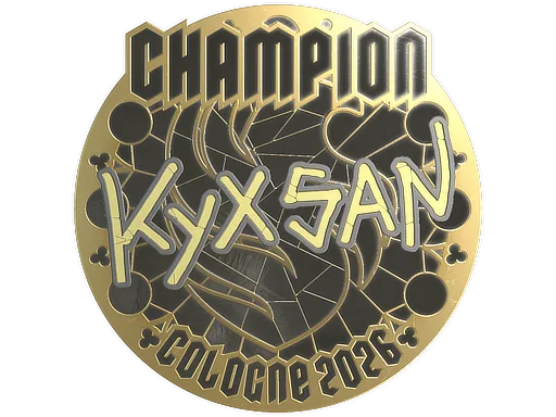 Sticker | kyxsan (Gold, Champion) | Cologne 2026