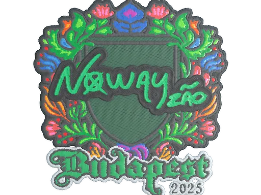 Sticker | noway (Embroidered) | Budapest 2025