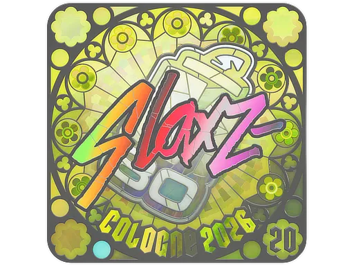 Sticker | slaxz- (Holo, Ranked) | Cologne 2026