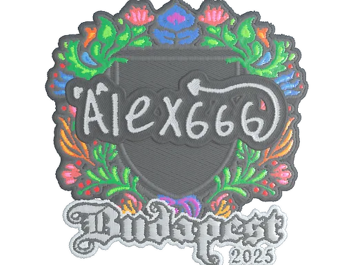 Sticker | alex666 (Embroidered) | Budapest 2025