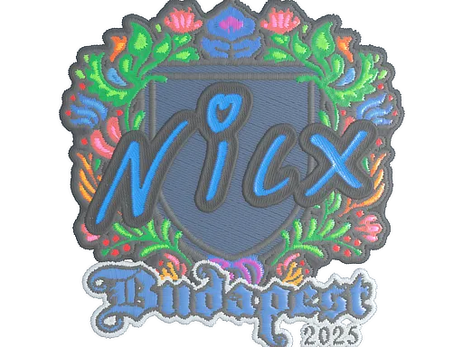 Sticker | nicx (Embroidered) | Budapest 2025