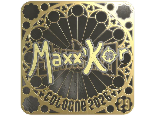 Sticker | maxxkor (Gold, Ranked) | Cologne 2026