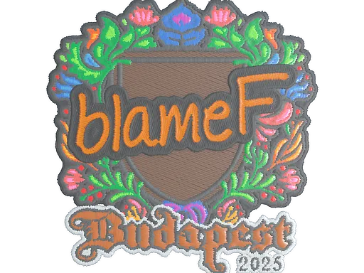 Sticker | blameF (Embroidered) | Budapest 2025