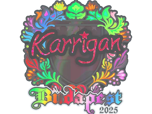 Sticker | karrigan (Holo) | Budapest 2025