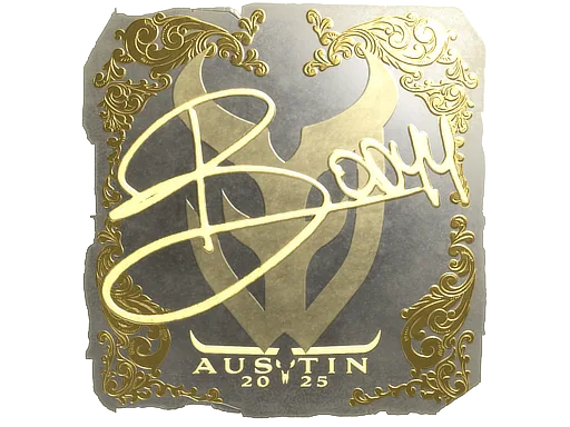 Sticker | bodyy (Gold) | Austin 2025