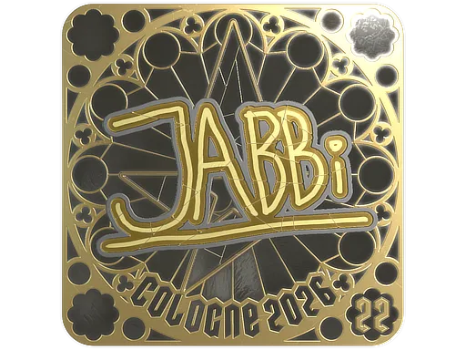 Sticker | jabbi (Gold, Ranked) | Cologne 2026